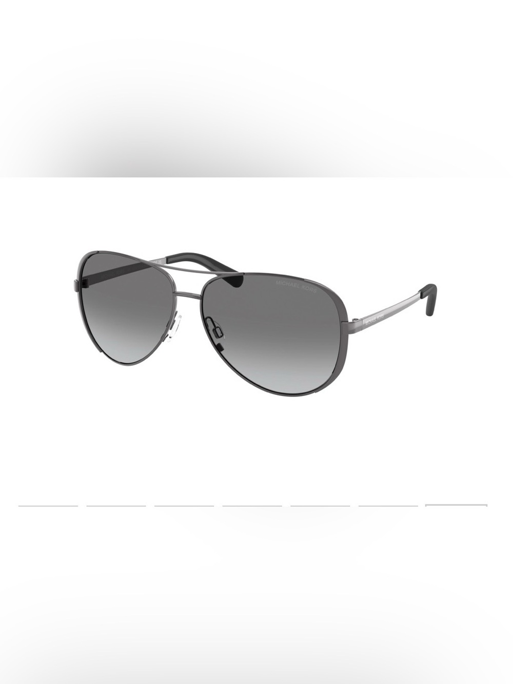 Michael Kors MK5004 Chelsea Men's Women's Aviator Style Gunmetal Sunglasses